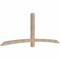Ekena Millwork Bellingham Smooth Timber Gable Bracket, Douglas Fir, 96"W x 36"H x 3 1/2"D x 3 1/2"F, 9/12 Pitch GBW096X36X0404BEL00SDF - alternate 4